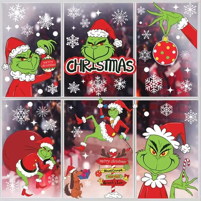 Autocollants de fenêtre de noël