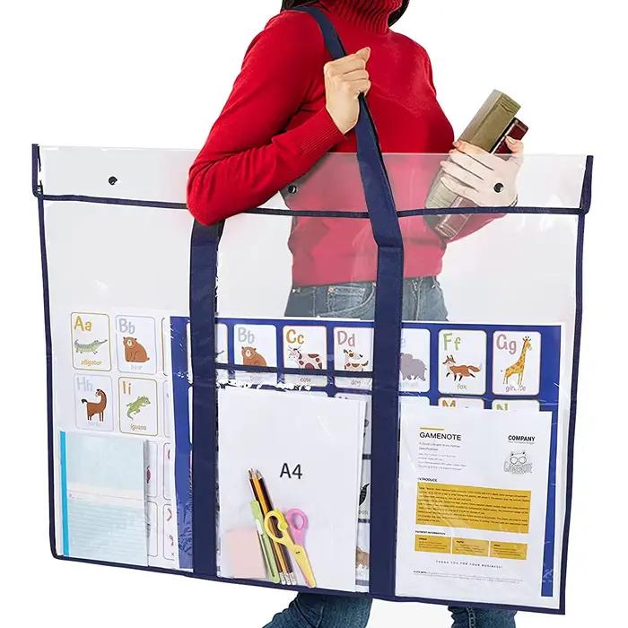 Sac d'affichage en PVC transparent