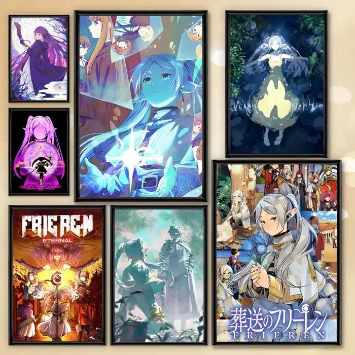 Affiche HD Anime Frieren Anime thème chaud chanteur/OST/film-autocollant imperméable décor à la maison