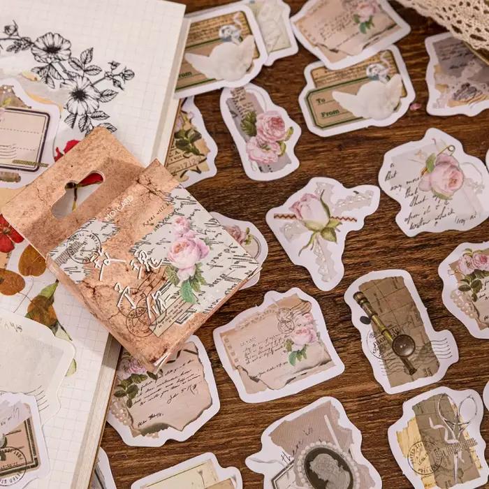 Étiquettes autocollantes Vintage INS