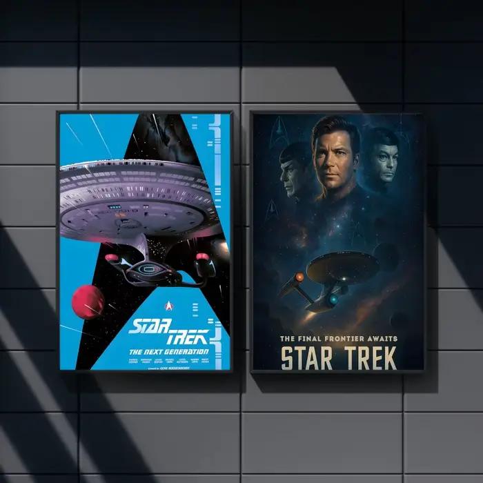 MOVIE S-Star Trek affiche HD imperméable haute ténacité auto-adhésif décoration murale universelle
