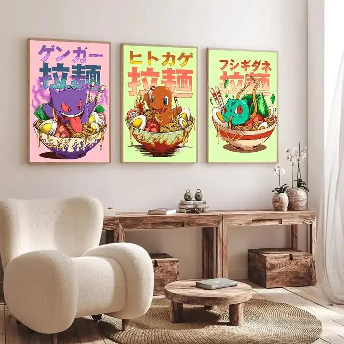 Affiche d'art Anime P-Pokemon