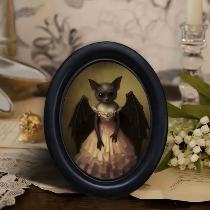1 décoration murale de chauve-souris de style gothique sombre