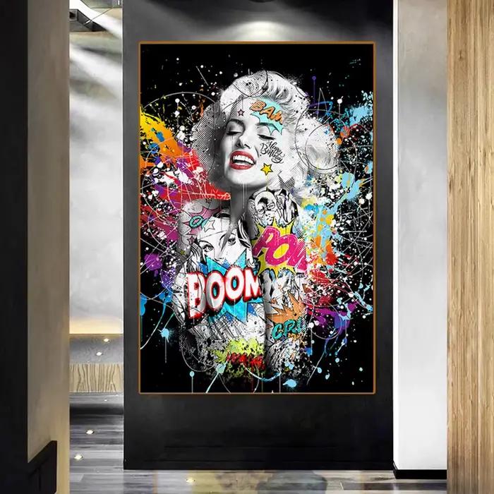 Affiche de beauté Sexy Graffiti de rue