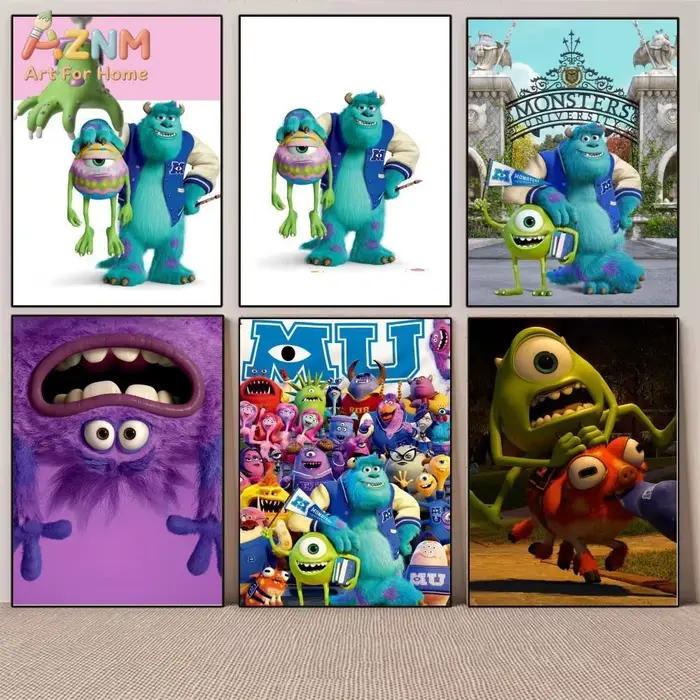 Affiche de dessin animé M-Monsters I-Inc.