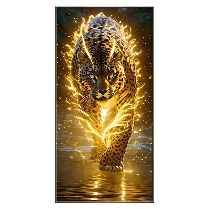 Nouvelle peinture décorative de style chinois pour hall d'entrée avec une bonne symbolique, vase, salon, couloir, murale de fond, LED