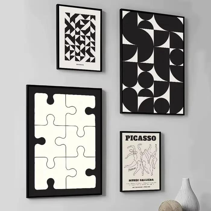 Affiche de croquis de femme Matisse noir et blanc