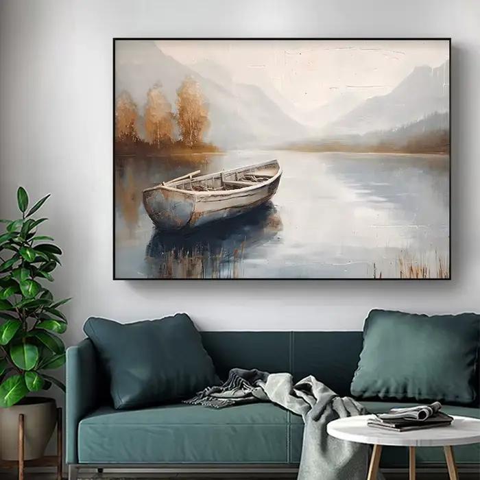 Toile d'art mural de paysage Vintage