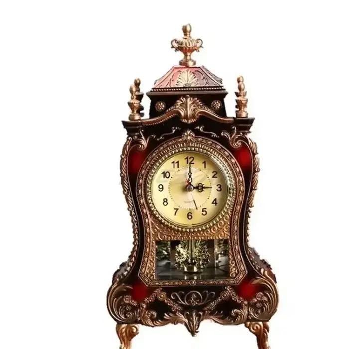 1 pièce Horloge de table créative en forme de tour