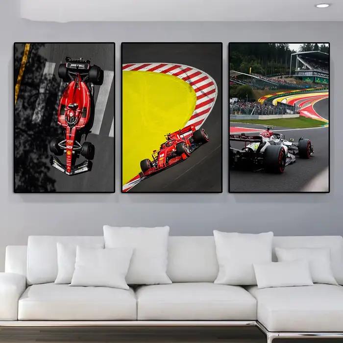 Affiche et impression de graffiti de piste de course abstraite