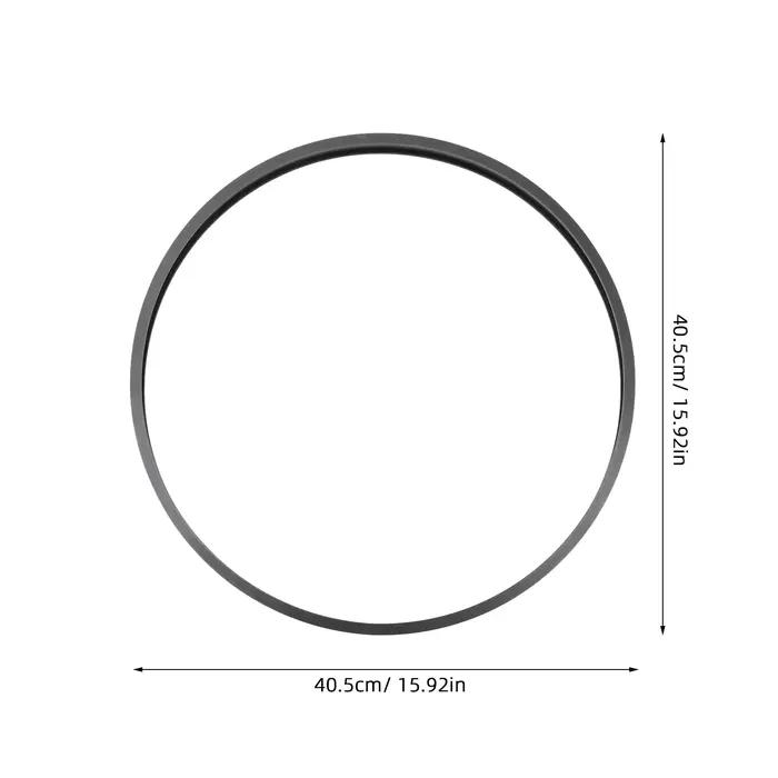 Cadre Photo rond en alliage d'aluminium brossé
