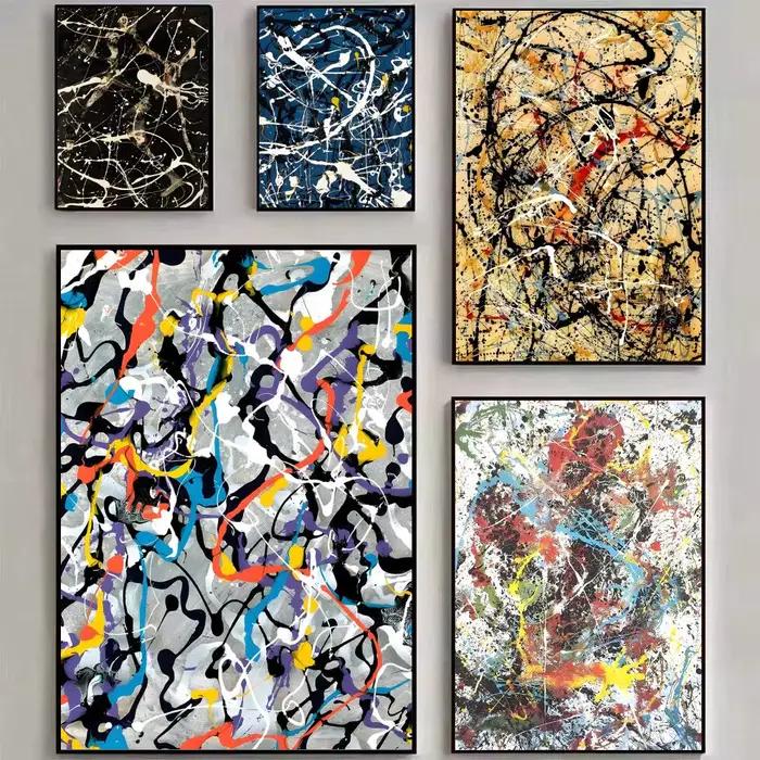 Art abstrait J-Jackson P-Pollock