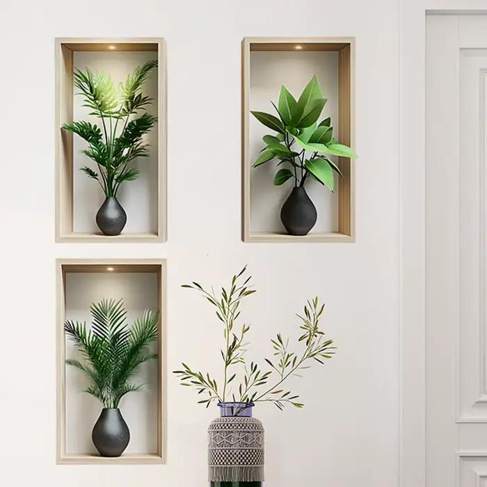 Autocollant Mural plantes vertes