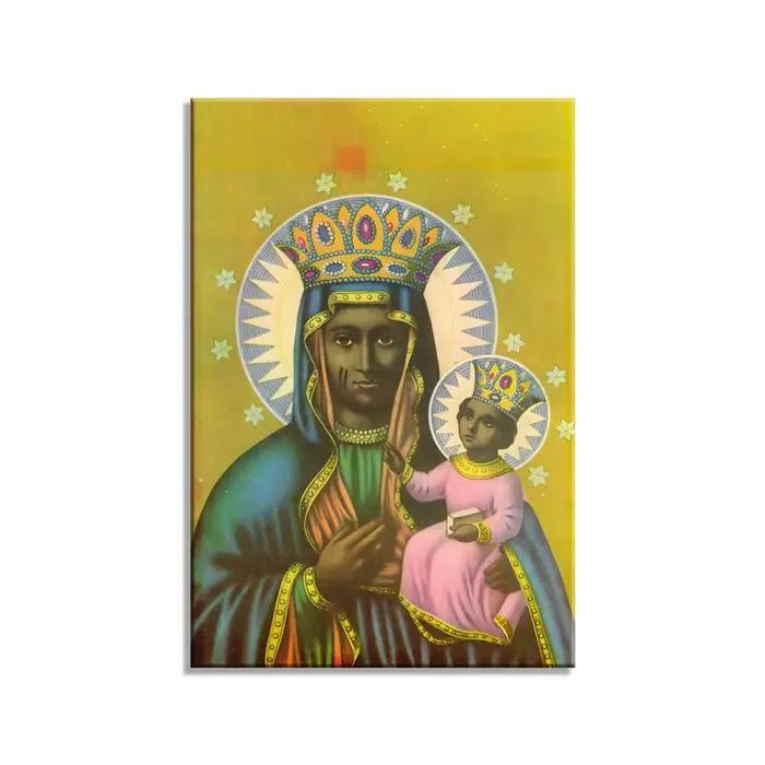 Erzulie Dantor grec et chrétien, Madonna noire, vierge marie catholique, affiche sur toile d'art imprimée, décor de salon, image murale de maison