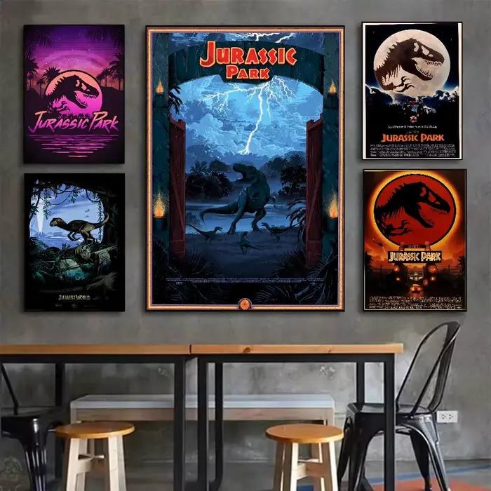 Film classique j-jurassic p-park dinosaure affiche