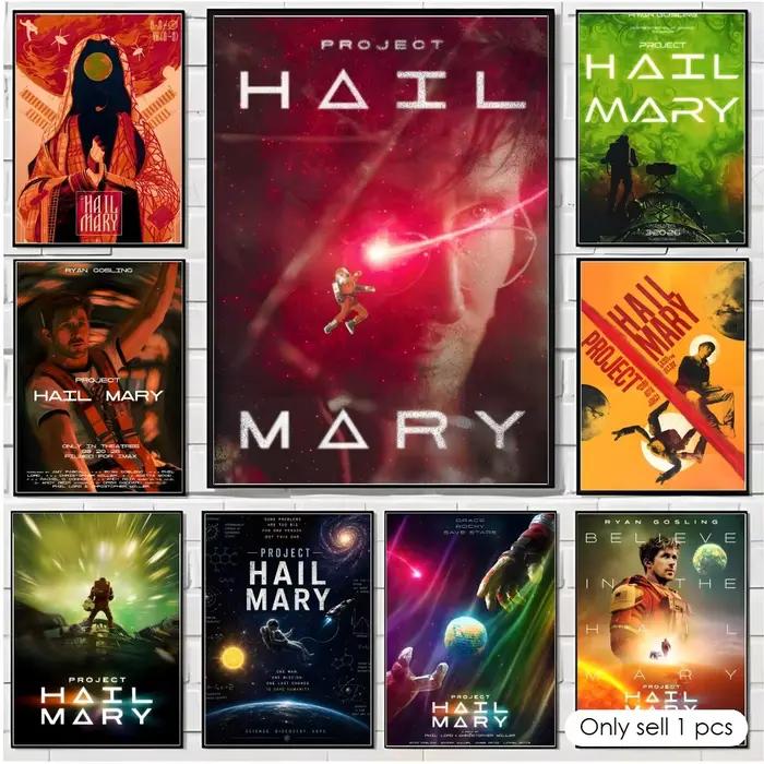 Affiche décorative murale du film P-Project Hail Mary