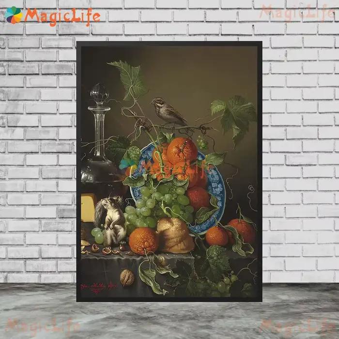 Affiches de fruits nature morte pomme