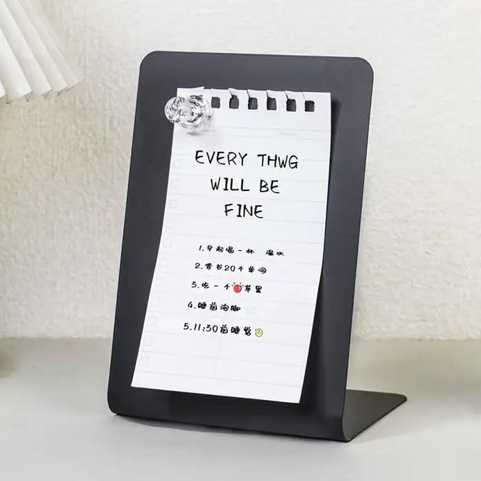 Tableau magnétique en métal pour messages et notes