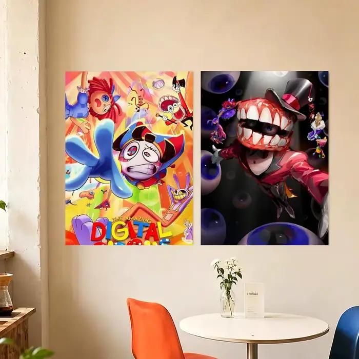 Affiche murale F-FNAF, peinture artistique