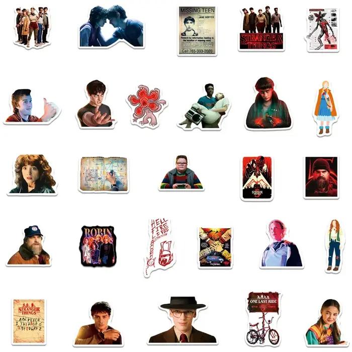 54 autocollants imperméables de la série télévisée américaine Stranger Things 5
