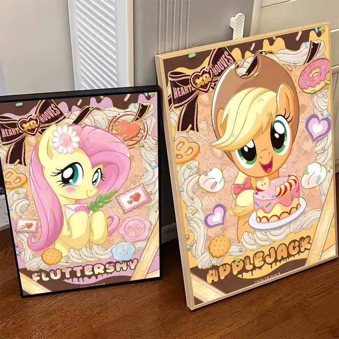 Affiche de dessin animé My L-Little P-Pony rose