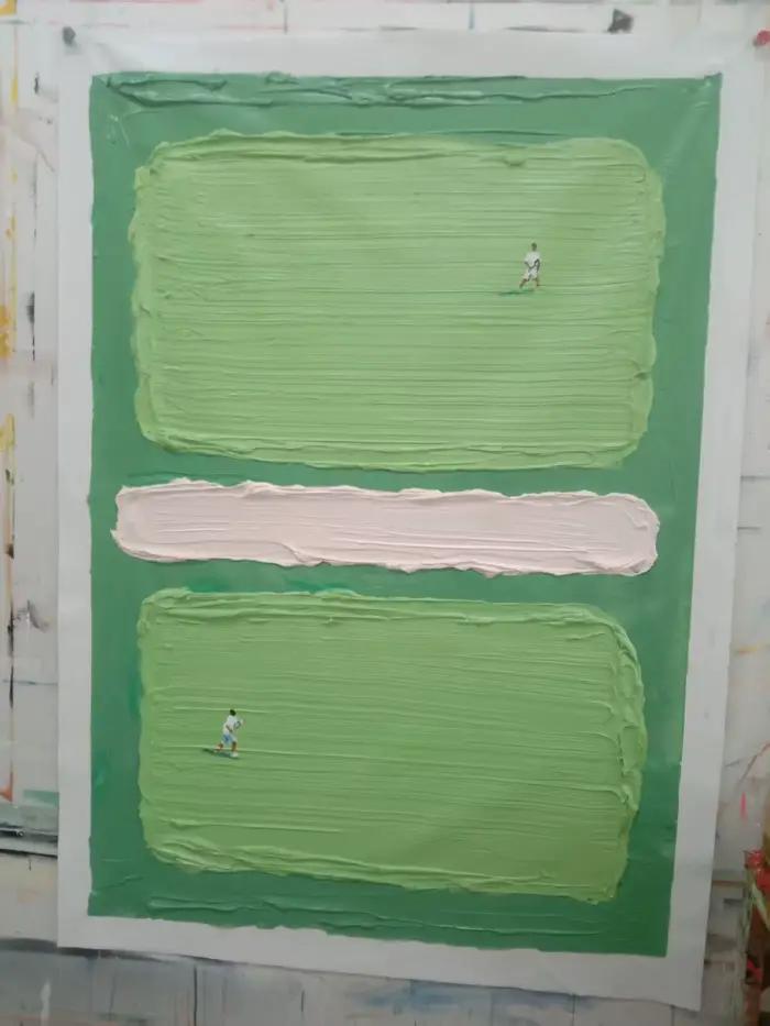 Mintura, peinture à l'huile sur toile