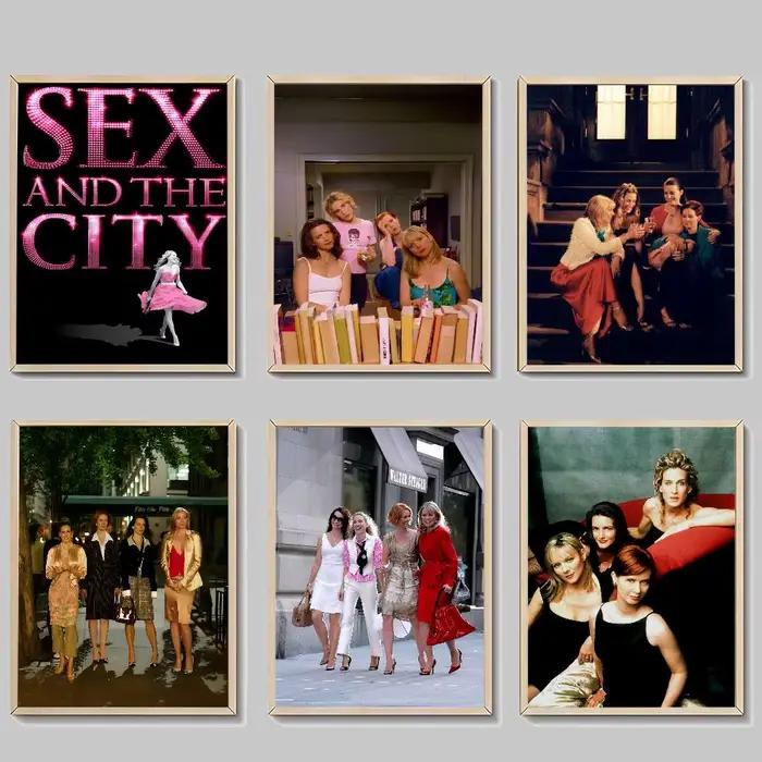 Affiches vintage classiques de la série télévisée Sex And The City