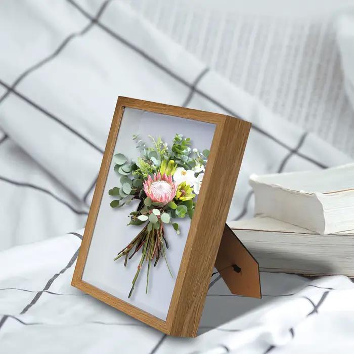 Cadre Photo Flottant Rustique