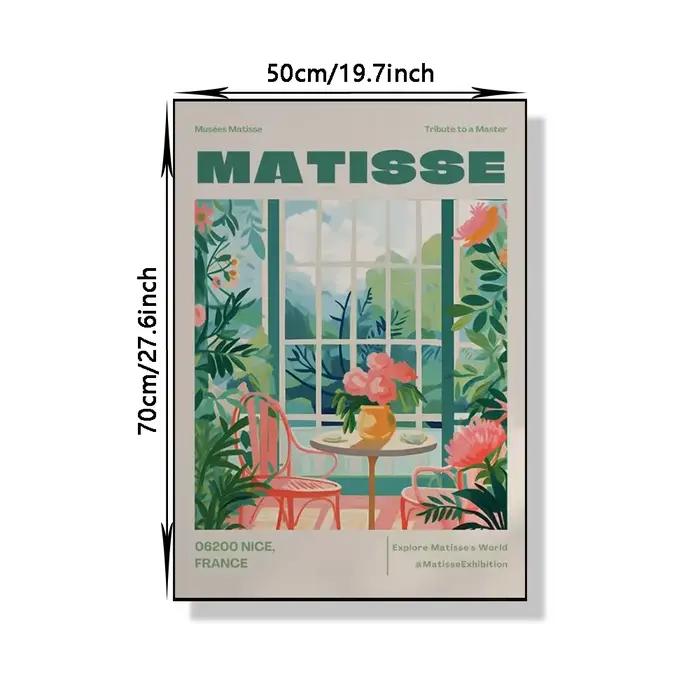 Les affiches d'art Henri Matisse conviennent à l'esthétique de l'art d'exposition de galerie moderne.