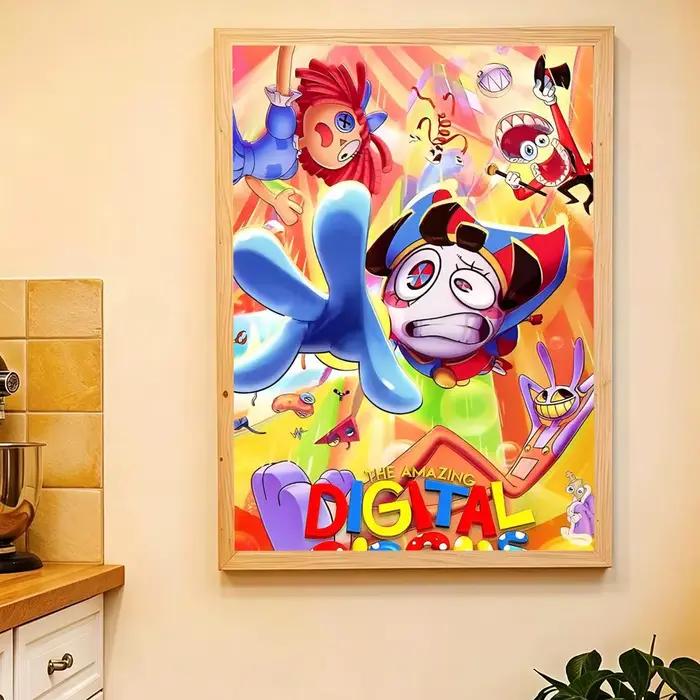 Affiche murale F-FNAF, peinture artistique