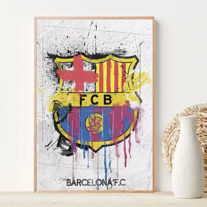 Affiche d'art Graffiti de football moderne