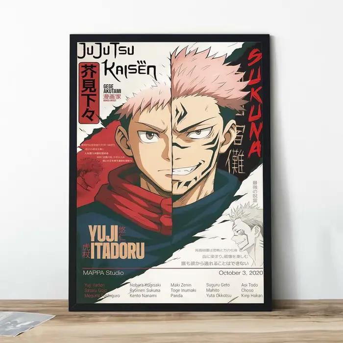Affiches et imprimés d'art Pop Anime Jujutsu Kaisen