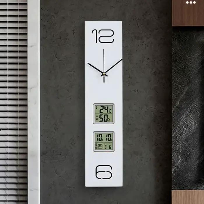 Grande horloge murale Design moderne bois