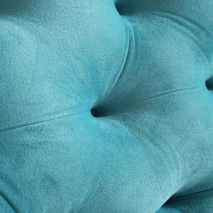 Tête de lit rembourrée en velours avec oreilles d'ours pour enfants