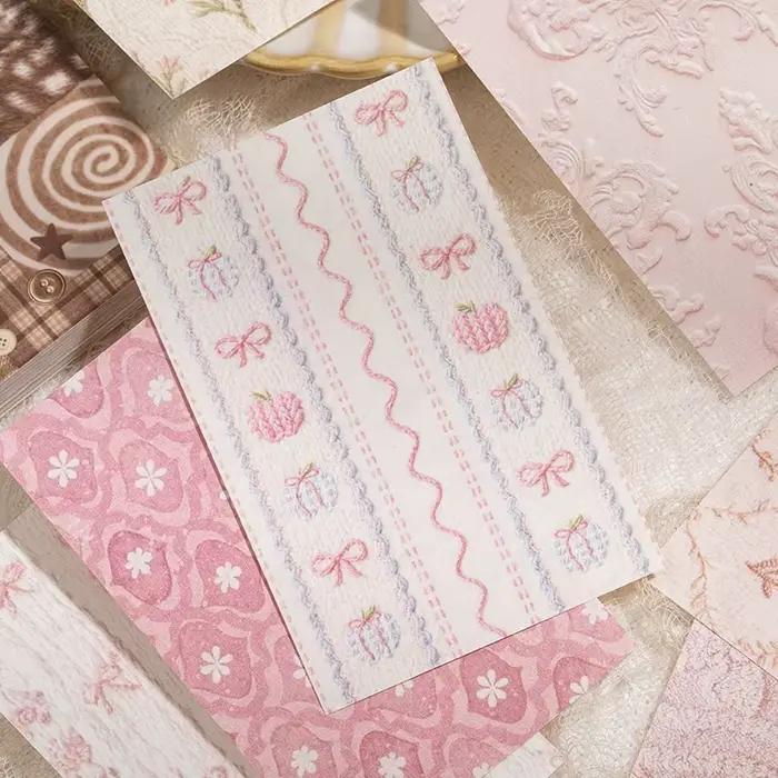 Lot de 1 à 4 papiers vintage pour scrapbooking