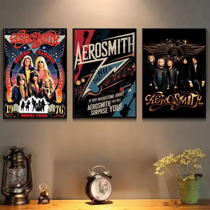 Affiche de groupe de rock A-Aerosmith