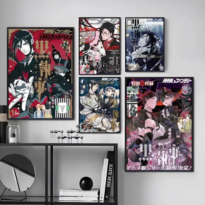 Affiche sur toile noire B-Butler