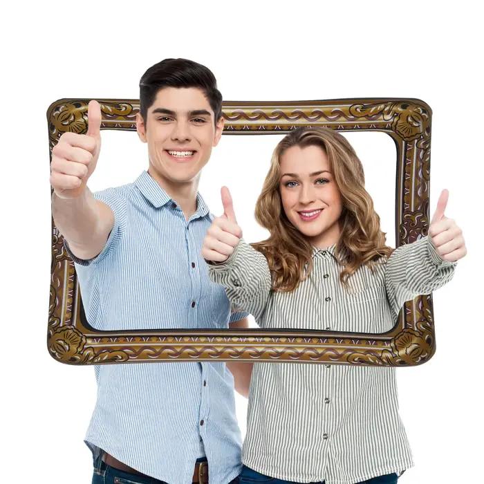 Cadre photo gonflable léger et portable pour selfies