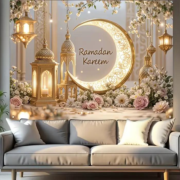 Bannière murale élégante du Ramadhan