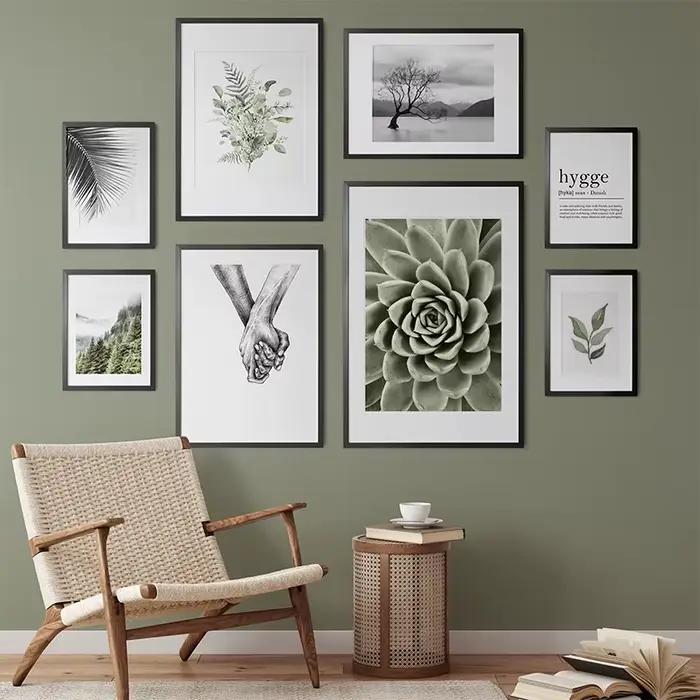 Affiches murales et impressions botArabes vertes