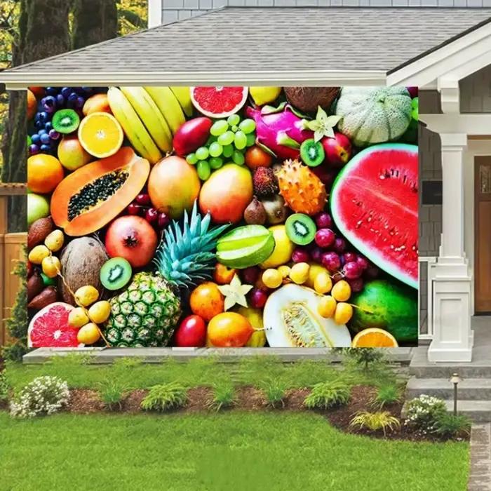 Fond de photographie sur le thème des fruits et légumes