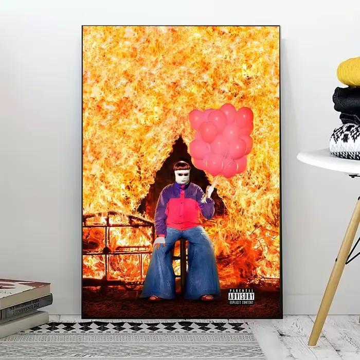 Affiche O-Oliver Tree Singer pour une décoration moderne dans les bureaux à domicile