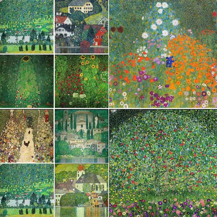 Reproduction de Gustav Klimt Art Nouveau-symbolisme peinture élégante impression affiche murale suspendue image d'art esthétique