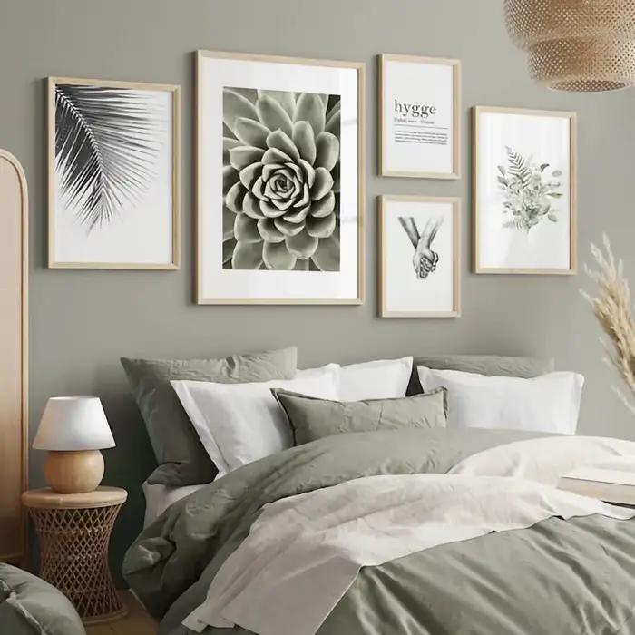 Affiches murales et impressions botArabes vertes