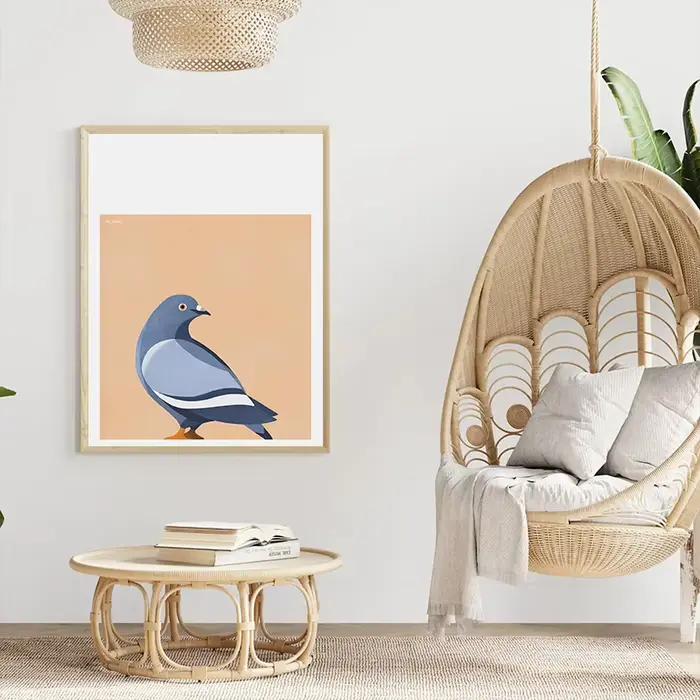 Toile imprimée minimaliste de Marseille
