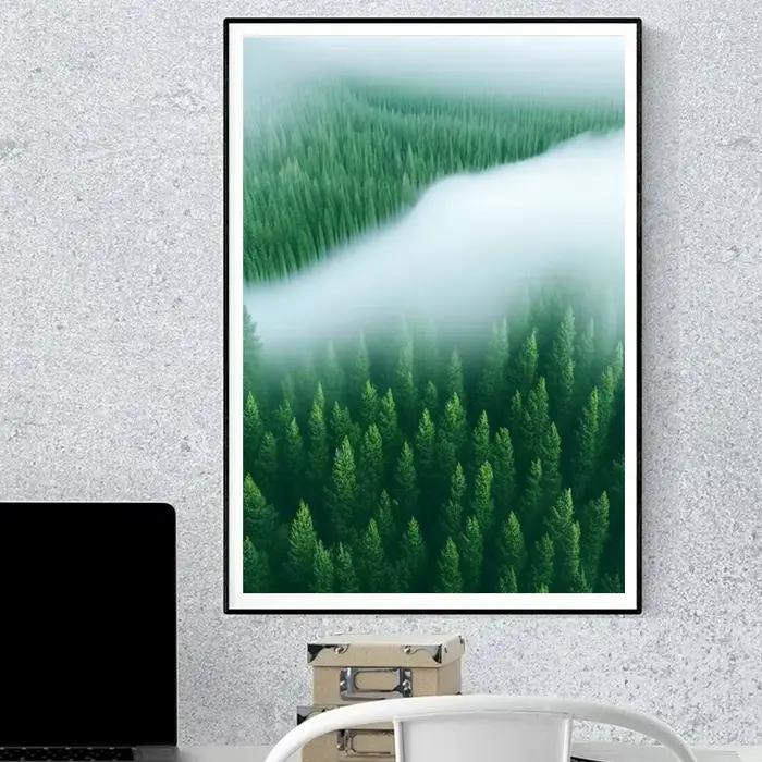 Affiches d'impression de toile de paysage naturel nordique