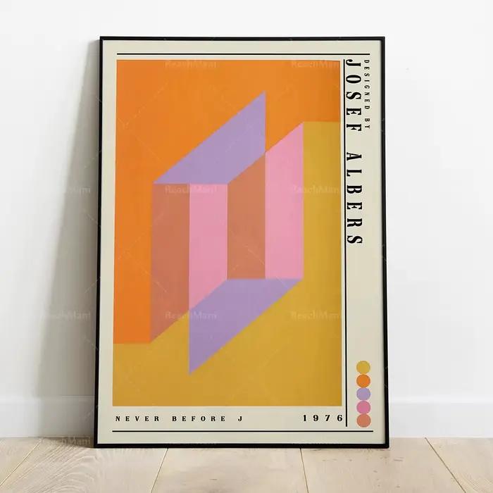 Affiche d'exposition de Josef Albers
