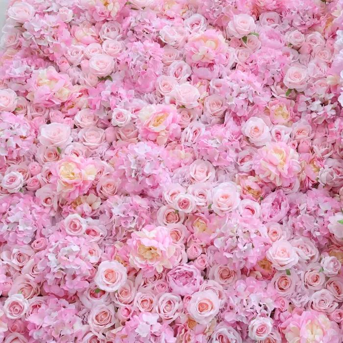 Filet mural de fleurs en tissu