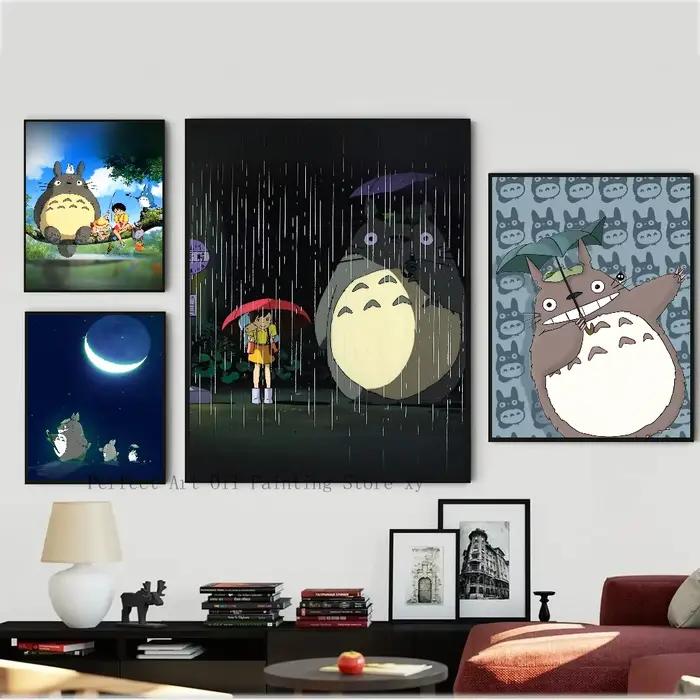 Studio Ghibmovies Anime T-Totoro Cartoon Poster