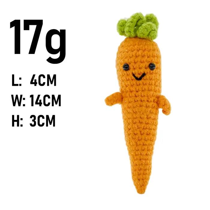 Série Légumes & Fruits : Ensemble de légumes en crochet à énergie positive